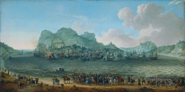 Victoria holandesa en la batalla de Gibraltar Adam Willaerts 1617 Batalla naval Pinturas al óleo